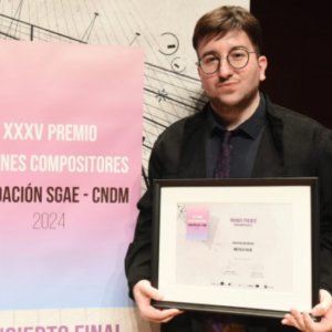Antón Alcalde gana el 35º Premio Jóvenes Compositores Fundación SGAE - CNDM 2024