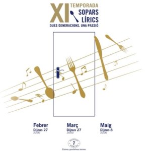 Comienza la XI edición de los Sopars Lírics del restaurante 7 Portes, en Barcelona