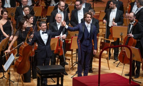 Lorenzo Viotti y Gautier Capuçon en el Auditorio de Zaragoza, con la Filarmonica della Scala