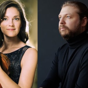La violinista Janine Jansen y el pianista Denis Kozhukhin debutan juntos en Pamplona, em la temporada 24-25 de Fundación Baluarte