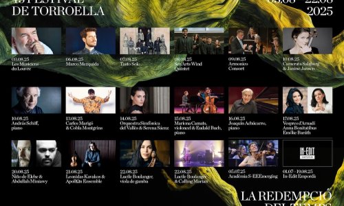 Janine Jansen, András Schiff y Serena Sáenz, entre los artistas del Festival de Torroella 2025