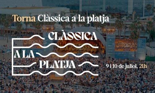 Llega una nueva edición de 'Clásica en la playa', una iniciativa conjunta del Liceu, L´Auditori y el Palau de la Música Catalana