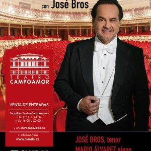 El tenor José Bros regresa al Campoamor de Oviedo con un recital en solitario 
