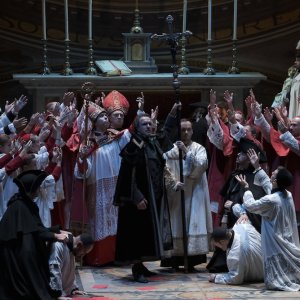 El Teatre Principal de Palma celebra su 40 aniversario con 'Tosca', con escena de Mario Pontiggia