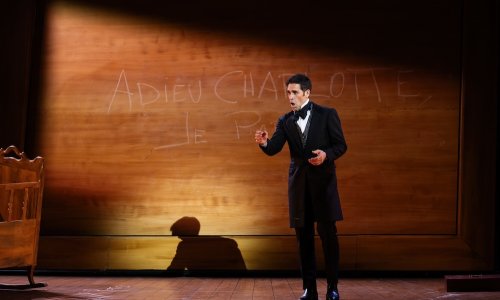Ismael Jordi canta su primer 'Werther' escenificado, en el Teatro Cervantes de Málaga