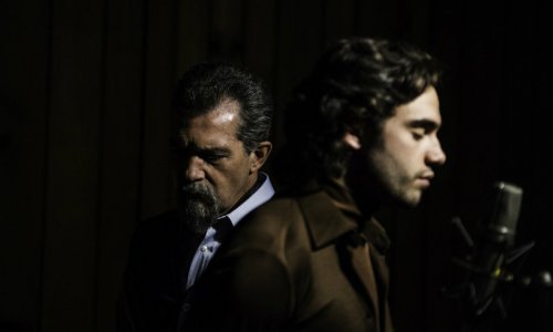 Antonio Banderas y Jordi Mollà en "La música del silencio", la película sobre Andrea Bocelli