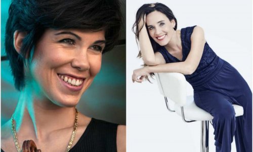 Isabel Villanueva y María Parra juntas con viola y piano en Clásicos en Verano y en el Bouquet Festival