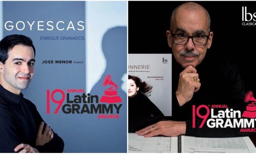 Dos discos del sello español IBS Classical, nominados a los Latin Grammys