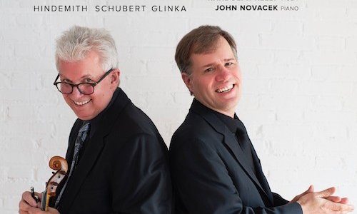 Randolph Kelly y John Novacek graban sonatas para viola de Hindemith, Schubert y Glinka