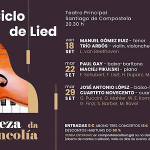 Santiago de Compostela presenta la XXI edición de su Ciclo de Lied