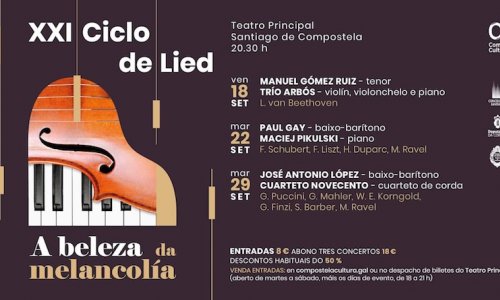 Santiago de Compostela presenta la XXI edición de su Ciclo de Lied