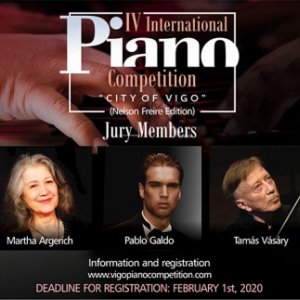 La IV edición del concurso Internacional de Piano "Ciudad de Vigo" se lleva a cabo on-line
